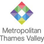 multi coloured diamond, Metropolitan Thames Valley logo